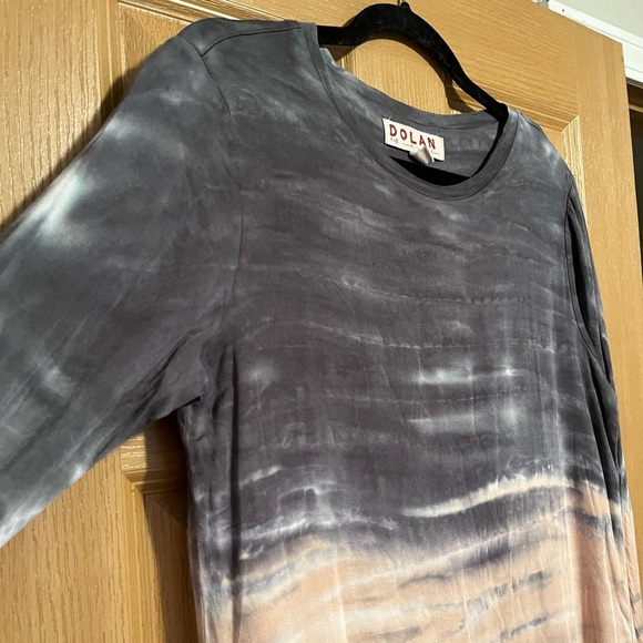 Anthropologie Dolan Trina Tie-Dye Midi Dress Women’s Size Small Long Sleeves - Picture 5 of 12